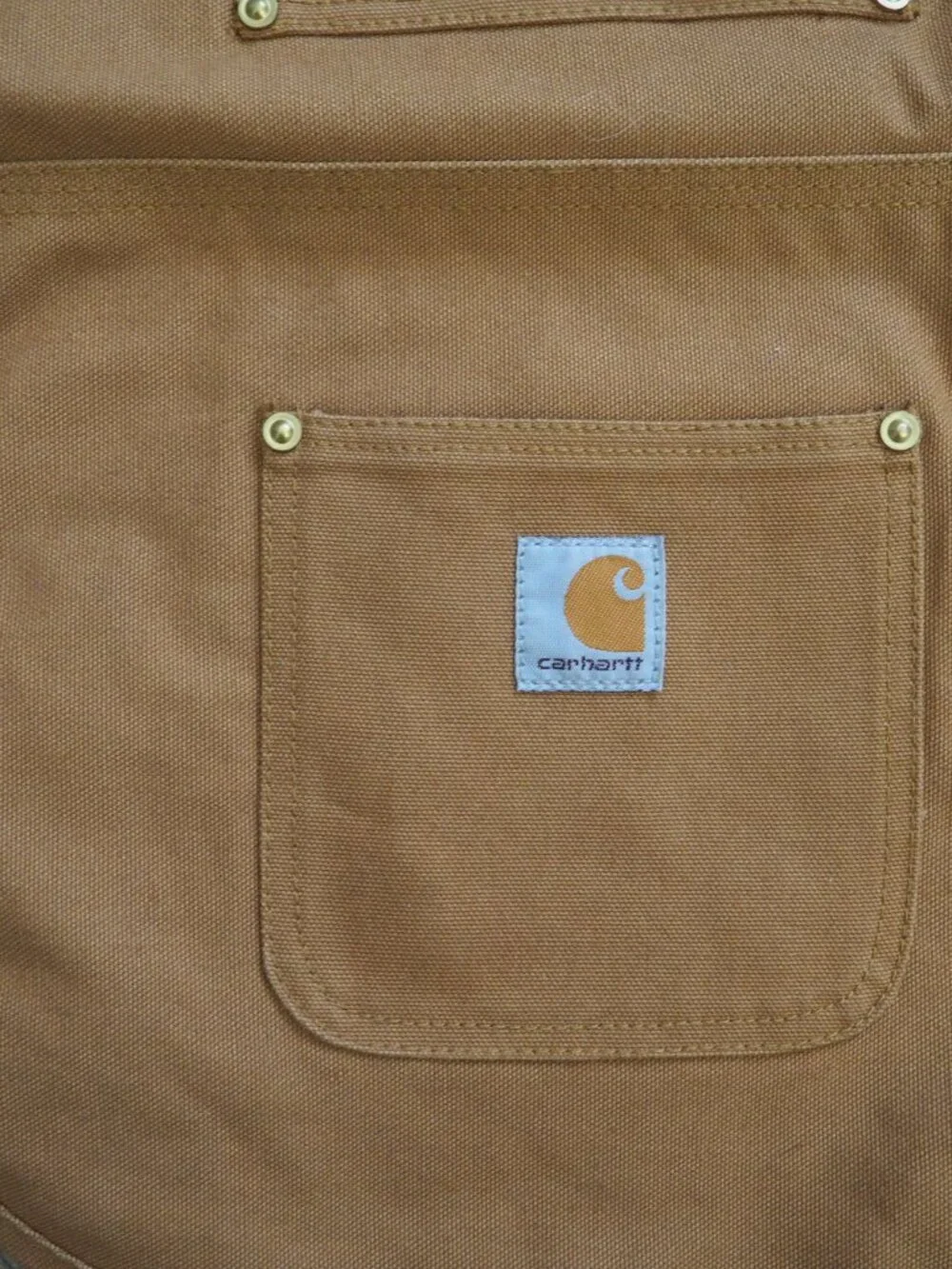 Carhartt Brown Dog Chore Duck Canvas Jacket sz L